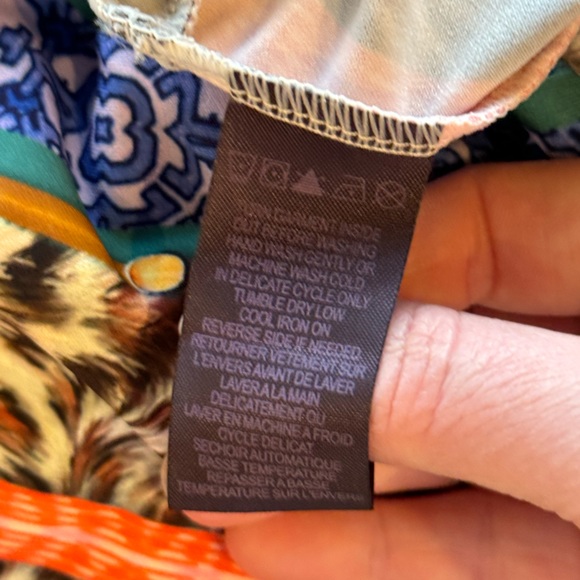 Hale Bob V Neck Dress, Multi Color - Aztec Style , size Medium - Picture 9 of 10